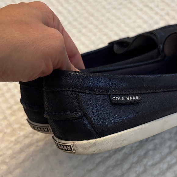 Cole Haan Dark Blue Loafers - Picture 3 of 9